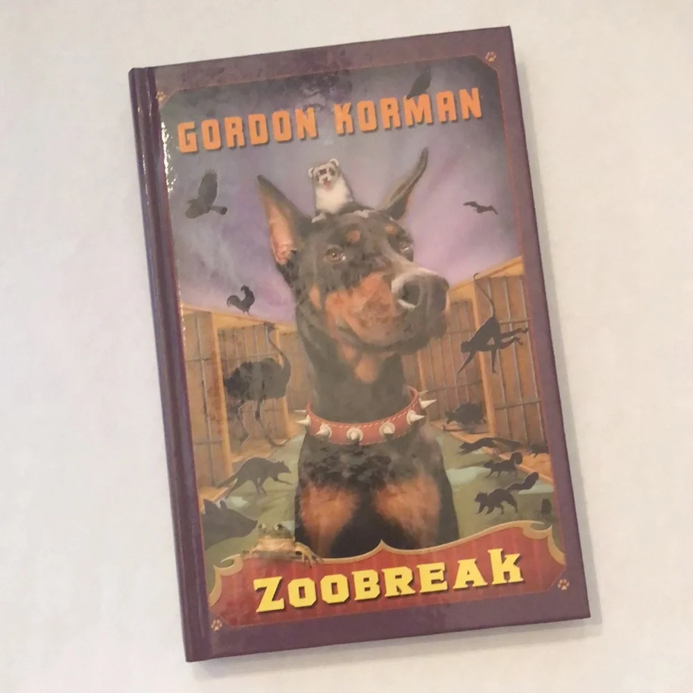 Swindle and Zoobreak Gordon Korman Middle Grade Children’s Adventure Hardcover